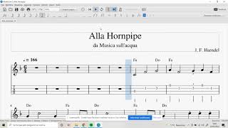 Alla Hornpipe musica sullacqua Handel [upl. by Zane]