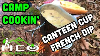 Camp Cookin  Canteen Cup French Dip Ep 4 [upl. by Felecia]