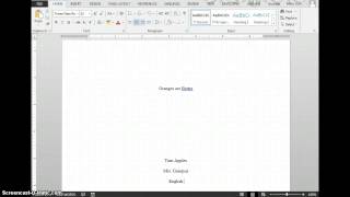 How to Create a Title Page in Word [upl. by Kraft]