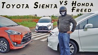 Toyota Sienta VS Honda Freed [upl. by Agni]