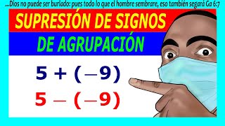 Supresión de Signos de Agrupación 6 Ejemplos [upl. by Cybil]