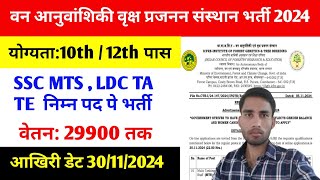 SSC MTS Vacancy 2024  SSC MTS bharti  LDC Vacancy 2024  SSC MTS LDC New bharti LDC TE TA bharti [upl. by Strawn]