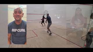 Racquetball players try out Squash57 for the first time [upl. by Jamil]