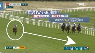 INCREDIBLE from Hollie Doyle amp Trueshan in the Doncaster Cup [upl. by Maurizia]