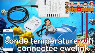 EWELINK TH 16 sonde température wifi connectée [upl. by Elladine310]