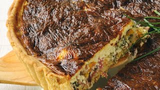 Recette  Quiche lorraine revisitée [upl. by Koo831]