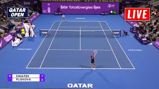 Iga Swiatek vs Karolina Pliskova Live Streaming  Qatar Open 2024 Doha  Swiatek vs Pliskova Live [upl. by Jaella]