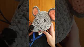 Myšák FEŠÁK hackovani crochet plysak mys myska mysak [upl. by Clarke470]