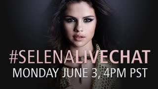 selenalivechat  Monday June 3 4pm PT [upl. by Meean]