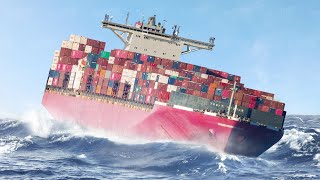 A Day in Life of a Container Ship in Middle of the Ocean [upl. by Irelav205]