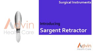 Sargent Retractor [upl. by Ahsienek]