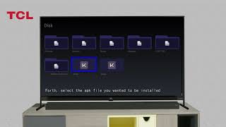 How to install apk file from USB disk on TCL Android TV [upl. by Azial]