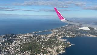 Landing to Naples airport Airbus A321271 [upl. by Elsworth380]