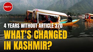 What Has Changed In Kashmir In The 4 Years After Abrogation Of Article 370 [upl. by Sokairyk]