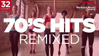 Workout Music Source  70s Hits Remixed  32 Count 132 BPM [upl. by Ever201]