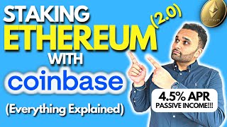 Easily Earn a 45 APR by STAKING your ETHEREUM on COINBASE Full Tutorial amp Everything Explained [upl. by Ynnel]