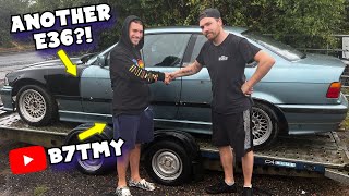 I BOUGHT ANOTHER BMW E36 ft B7TMY [upl. by Ahsenra]