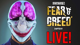 PAYDAY 3 Fear amp Greed Launch Day LIVESTREAM [upl. by Araf82]