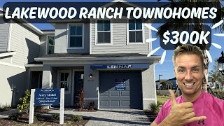 New Townhomes for Sale  New Construction in Lakewood Ranch  Aurora by Lennar [upl. by Olemrac]