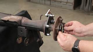 Video Demonstration of a Rear Drum to Disc Brake Conversion [upl. by Duarte156]