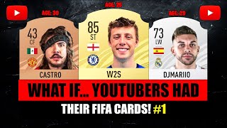 WHAT IF… YouTubers had FIFA Cards 😂🤣 [upl. by Ididn626]