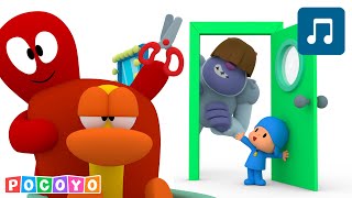 📚 SONG TIME 📚 Lets get a BACK TO SCHOOL Haircut ✂️  Pocoyo English  Official Channel  Songs 🎶 [upl. by Adlecirg169]