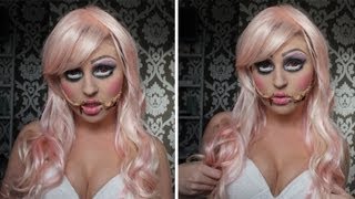 ♡ Creepy Doll SFX Makeup ♡ [upl. by Lleddaw]