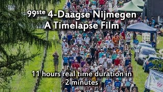 4Daagse Nijmegen  A Timelapse Film 4K [upl. by Starobin]