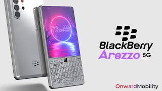 BlackBerry Arezzo 5G 2021 Aluminium design amp QWERTY keyboard [upl. by Weinman907]