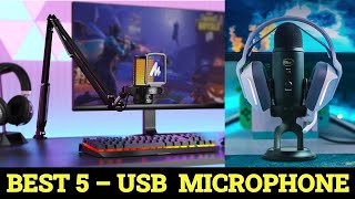 Top 5 Best USB Microphone of 2024 [upl. by Fayth]