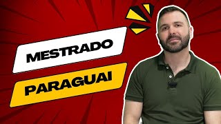 Dei entrada no reconhecimento do mestrado feito no Paraguai [upl. by Auric]