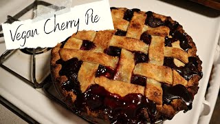 VEGAN Cherry PIE  vegan dessert recipes from scratch [upl. by Leund]