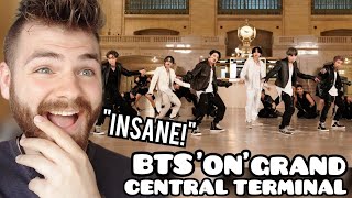 First Time Reacting to BTS quotONquot at Grand Central Terminal for The Tonight Show REACTION [upl. by Sankey292]