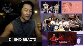 DJ REACTION to KPOP  BTS CHUSEOK VLIVE TRANSLATIONS  BALMING TIGER SEXY NUKIM FT RM PERFORMANCE [upl. by Niel]