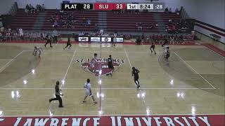 Plattsburgh State 66 St Lawrence 90 mens basketball [upl. by Ashbaugh]