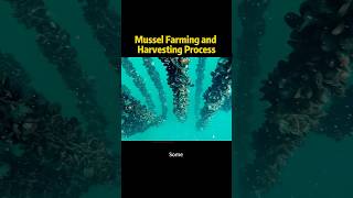 Mussel Farming and Harvesting Process knowledge shortvideo [upl. by Nallek]