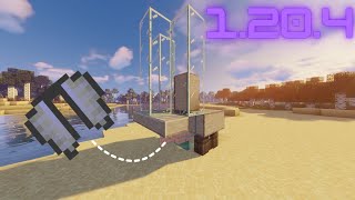 HOW TO MAKE ELYTRA LAUNCHER IN Minecraft 1205 [upl. by Gnek]