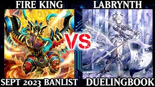 Fire King vs Labrynth  High Rated  Dueling Book [upl. by Nehemiah]