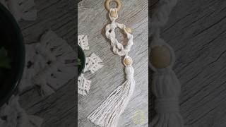 Tutorial👆Colar de Mesa em Macramê macrame macramepassoapasso tutorialmacrame artesanato [upl. by Ahsienad]