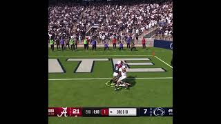 EPIC FAILURE 17 Yr Old Williams ABUSES Defensive Coverage AGAIN shorts easportscollegefootball25 [upl. by Ellevehs]