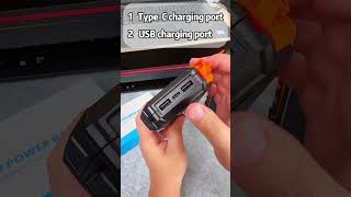 T11X solarpowerbank External Battery Super Bright Flashlight Panel Powerbank phone charger portable [upl. by Nosak557]