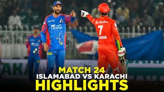 PSL 9  Full Highlights  Islamabad United vs Karachi Kings  Match 24  M2A1A [upl. by Asiela37]