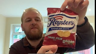 Royster’s TBone Steak Flavour Bubbled Chips  Review [upl. by Fitzsimmons]