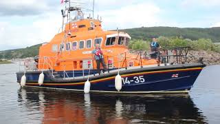 RNLI Lifeboat 1435 John Neville Taylor at Inverness [upl. by Neeluj]