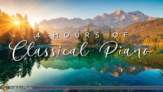 4 Hours Classical Piano Music for Studying Concentration Relaxation [upl. by Aicia98]