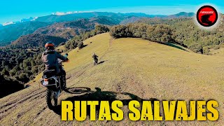 RUTAS SALVAJES en MOTO Viaje OFFROAD por Granada con motos trail [upl. by Naols]