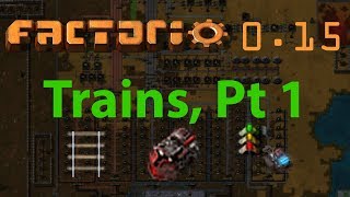 Factorio Tutorial 22  Trains pt 1 [upl. by Atteinotna]