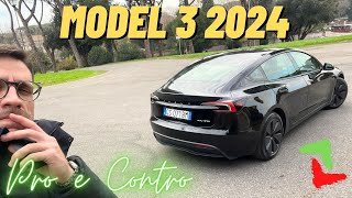 Perché Tesla Model 3 2024 la Dual Motor Long Range è GENIALE  PRO 🟢 e CONTRO ❌ [upl. by Aldas]