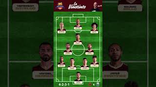 LA VINOTINTO  Nuestro 11 y el del Bocha para enfrentar a Argentina venezuela futbol vinotinto [upl. by Alta]