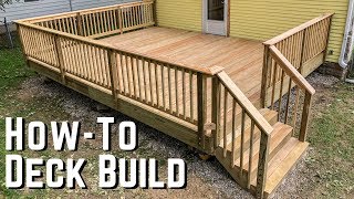 How To Build A Deck  DIY Home Improvement [upl. by Formica450]